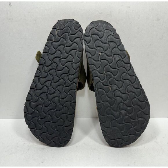 Birkenstock Gizeh Thong Sandal Green Oiled Leather Women's Size 7 / 38 - Picture 7 of 8